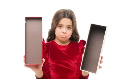Nothing here. Something went wrong. Kid birthday gift. Feeling sad bad gift Foto stock