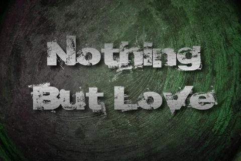 Nothing but love concept Stock Illustration