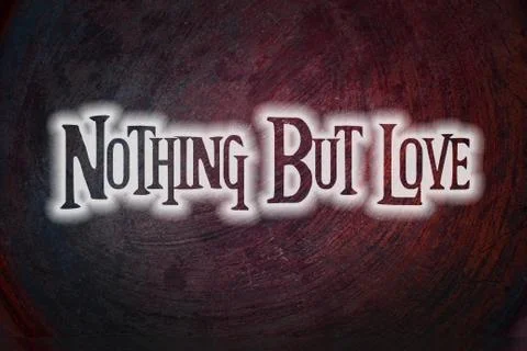 Nothing but love concept Stock Illustration
