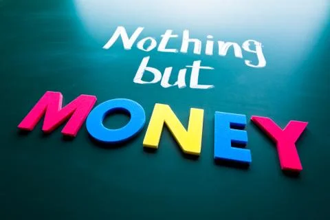 Nothing but money Stock Photos