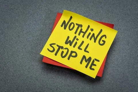 Nothing will stop me Фото