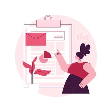 Notice of assessment abstract concept vector illustration. Illustration