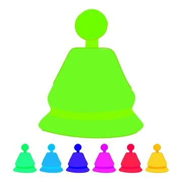 Notice bell vector cartoon graphic Stock Illustration