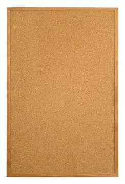 Notice board Foto stock
