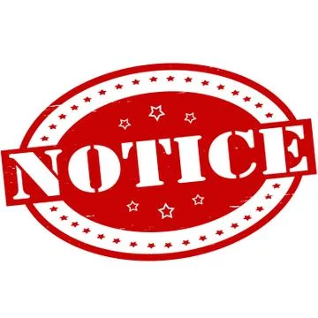 Notice Stock Illustration
