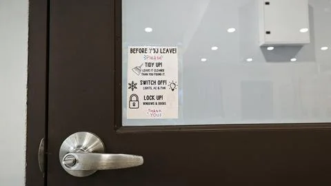 Notice sign Stock Photos