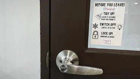 Notice sign Stock Photos