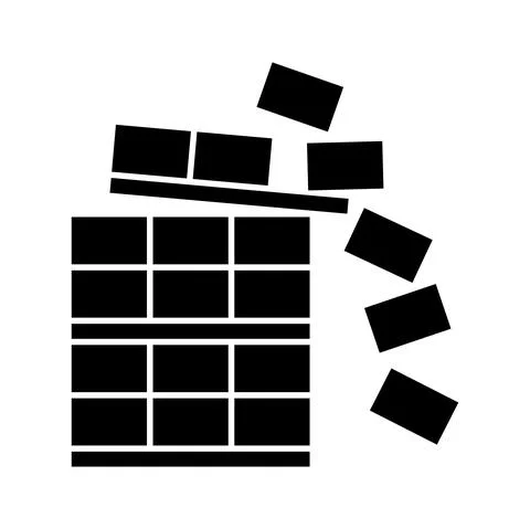 Notice Stack Correctly Sign On White Background Illustrazione stock