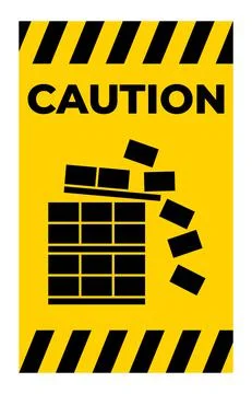 Notice Stack Correctly Sign On White Background Stock Illustration