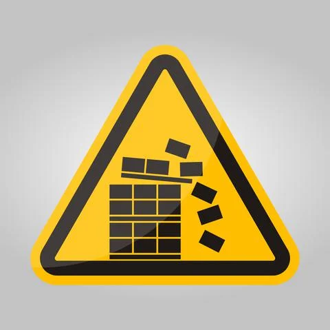 Notice Stack Correctly Sign On White Background Stock Illustration