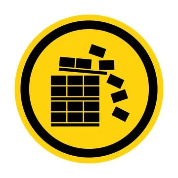 Notice Stack Correctly Sign On White Background Illustrazione stock