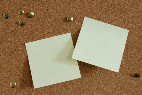 Noticeboard notes Stock Photos