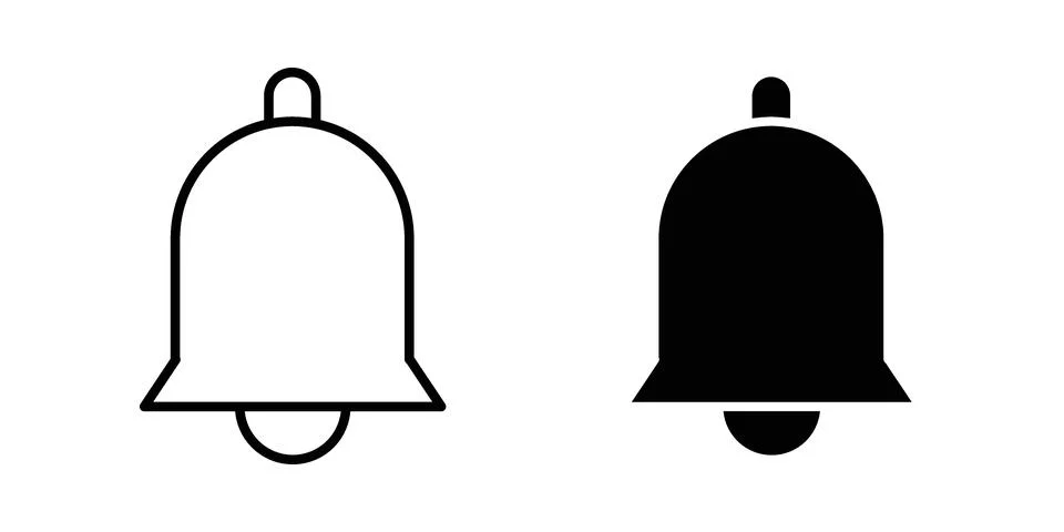 Notification alert icon vector design. EPS10 Stock Illustration