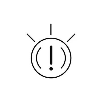 Notification alert Vector Line Icons. Mute, Notice, Notification Bell and more Stock Illustration