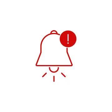 Notification alert Vector Line Icons. Mute, Notice, Notification Bell and more Stock Illustration