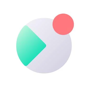Notification from analytic app pixel perfect flat gradient two-color ui icon Illustrazione stock