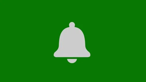 Notification Bell 2D Animation | Alert Icon with Badge Motion | Digital Reminder Stock Footage 331148495