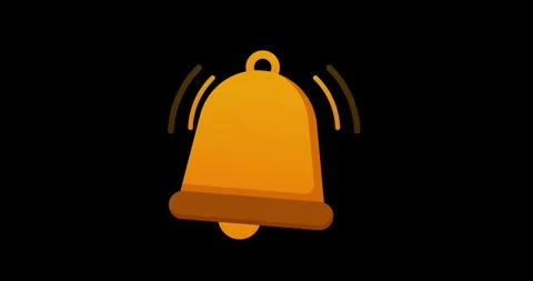 Notification bell animation Stock Footage 284515614