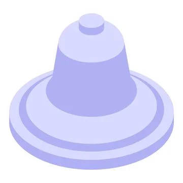 Notification bell icon showing alerting or incoming messages Stock Illustration