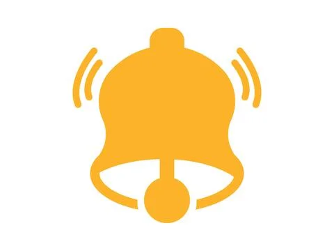 Notification Bell icon vector illustration. Stock Illustration