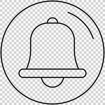 Notification bell Stock Illustration