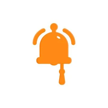 Notification bell vector graphic design illustration Stock Illustration