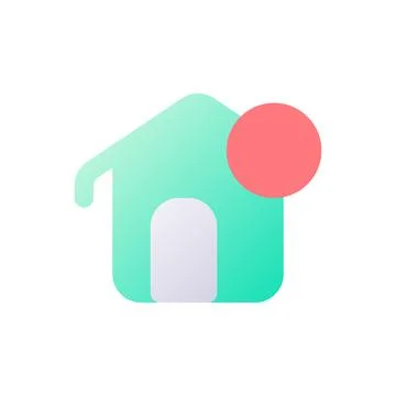 Notification from homepage pixel perfect flat gradient two-color ui icon イラスト素材