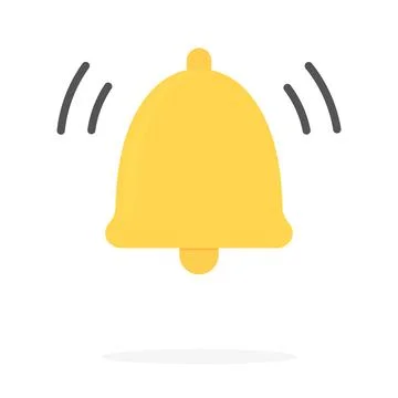 Notification icon for missing call or message in smartphone Stock Illustration