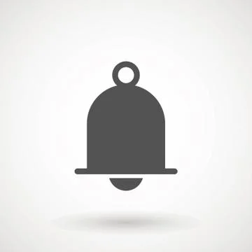 Notification icon vector, material design, Social Media element, User Interface Stock Illustration