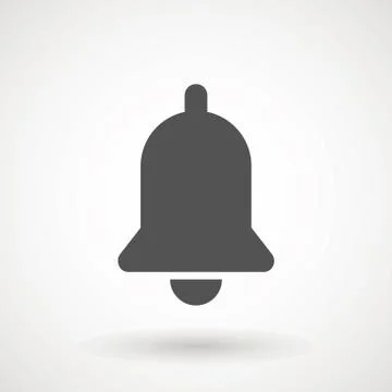 Notification icon vector, material design, Social Media element, User Interface Stock Illustration