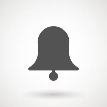 Notification icon vector, material design, Social Media element, User Interface Stock Illustration