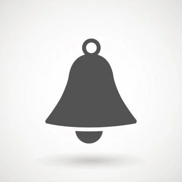 Notification icon vector, material design, Social Media element, User Interface Stock Illustration