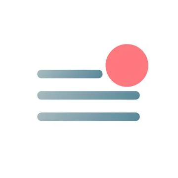 Notification from main menu pixel perfect flat gradient two-color ui icon Stock Illustration