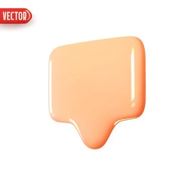 Notification message dialog. Realistic 3d design In plastic cartoon style. Ic Stockillustratie