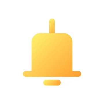 Notification pixel perfect flat gradient color ui icon イラスト素材