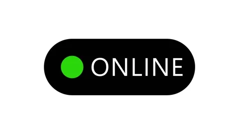 Notification sign or indication if online. Stock Footage 331247607