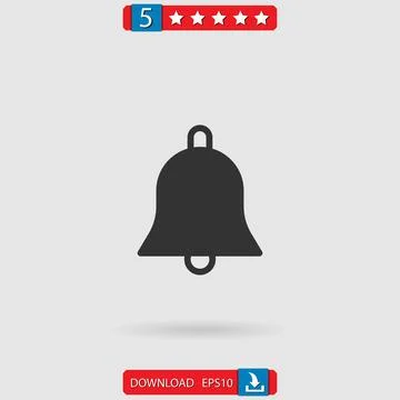 Notification vector icon Stock Illustration