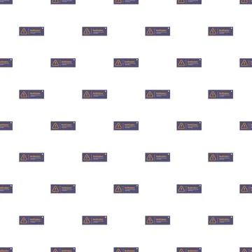 Notification warning message popups seamless repeating pattern Stock Illustration