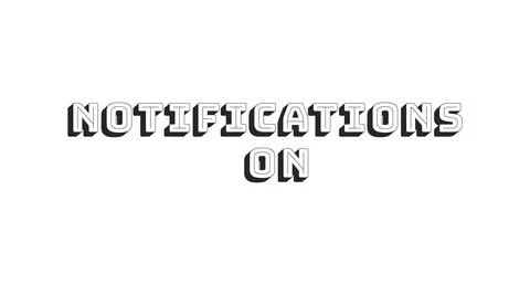 Notifications on bold line popular internet button word Stock Illustration