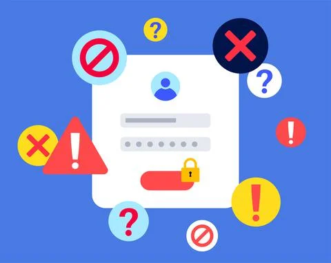 Notifications on smartphone Stock Illustration