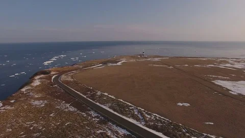 Notoro Cape Stock Footage 122486434