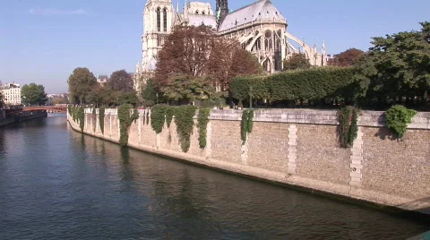 Notre Dam in Paris Stock Footage 270782