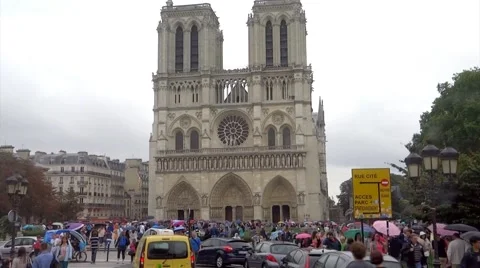 Notre Dame Cathedral Stock Footage 67602632