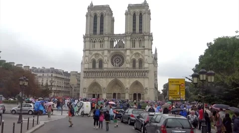 Notre Dame Cathedral. Stock Footage 67602643