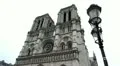 Notre Dame Cathedral in Paris, France, Our Lady Church, French Architecture HD Footage