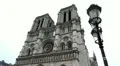 Notre Dame Cathedral in Paris, France, Our Lady Church, French Architecture HD Footage