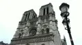 Notre Dame Cathedral in Paris, France, Our Lady Church, French Architecture HD Footage