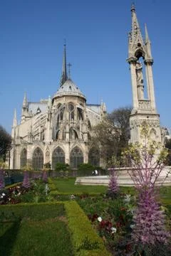 Notre Dame Catherdal Stockfoto's