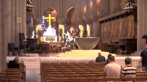 Notre Dame De Paris cathedral Stock Footage 331720101
