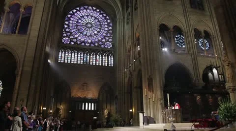 Notre Dame de Paris Stock Footage 22225005